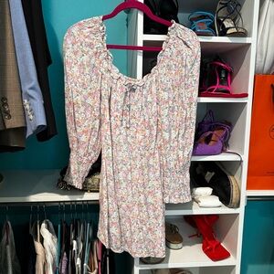 Faithfull the Brand Floral Mini Dress